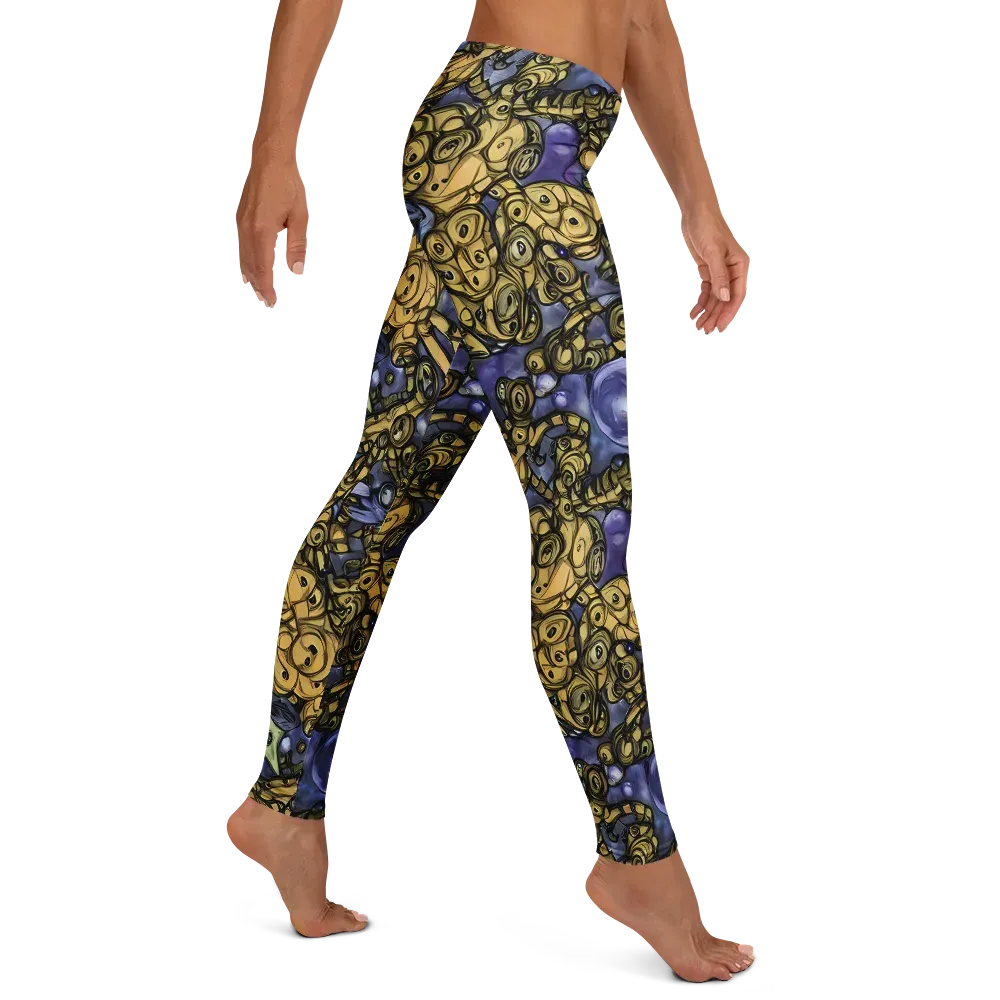 Gilded Dreamscape on Leggings — Right