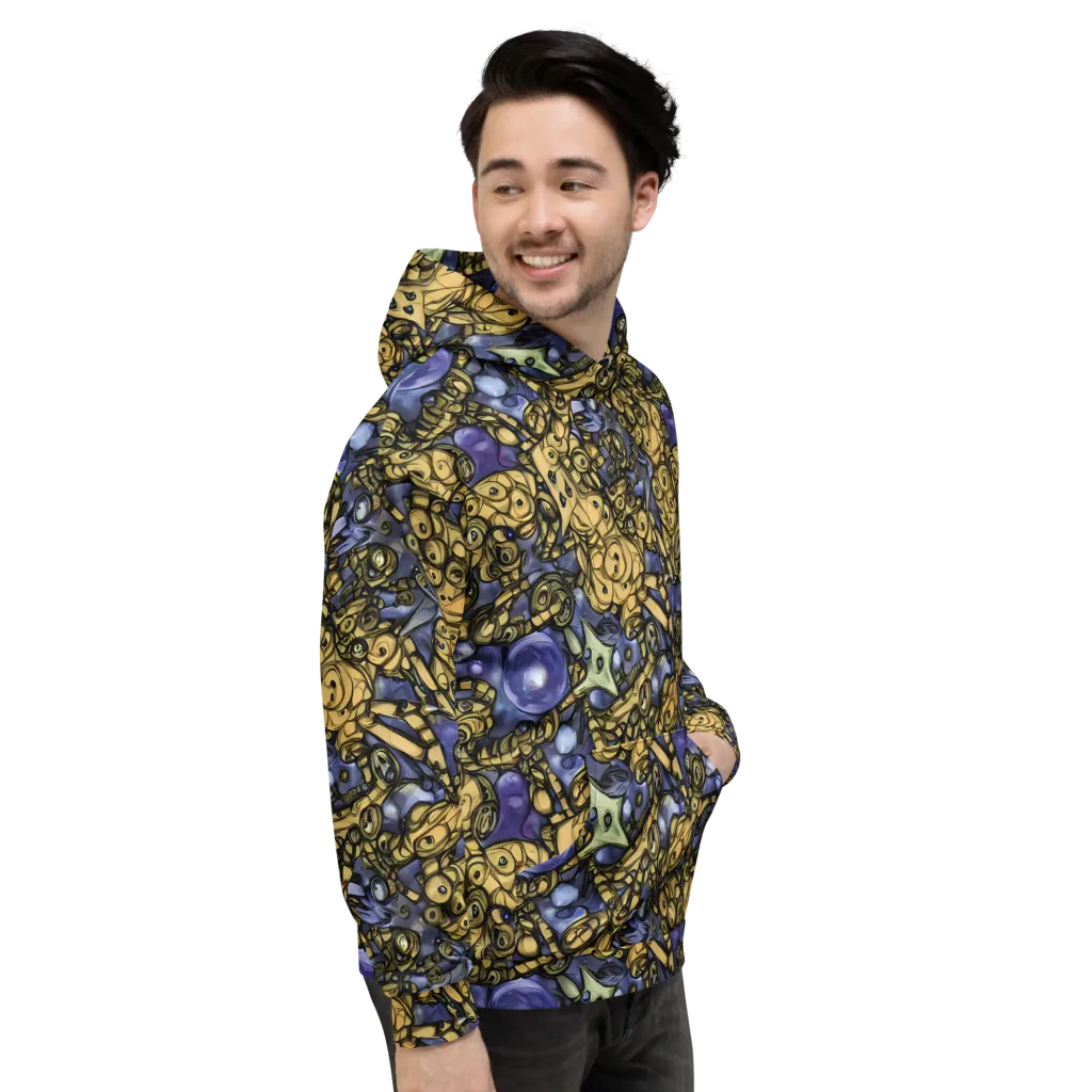 Gilded Dreamscape on Hoodie — Right