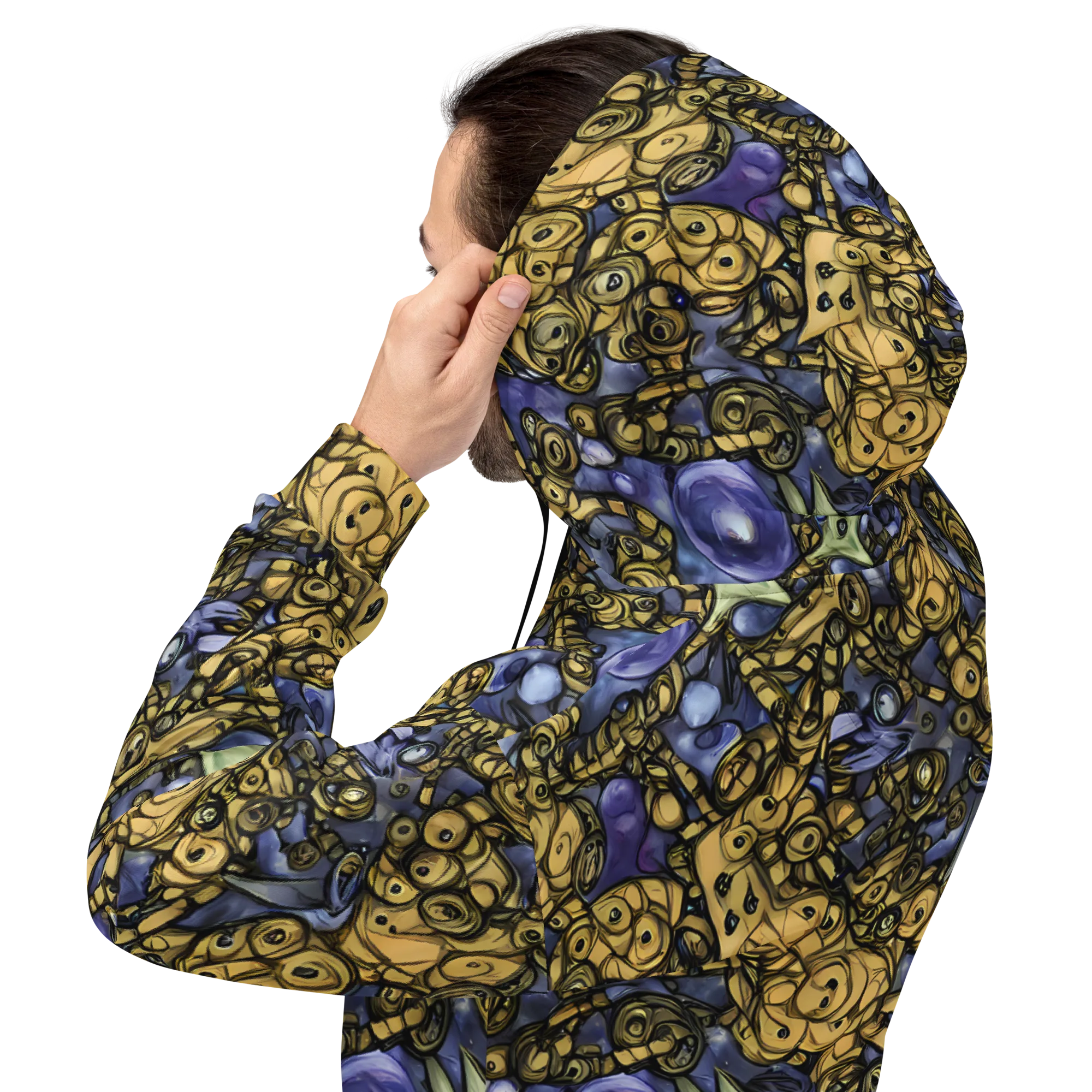 Gilded Dreamscape on Hoodie — Back