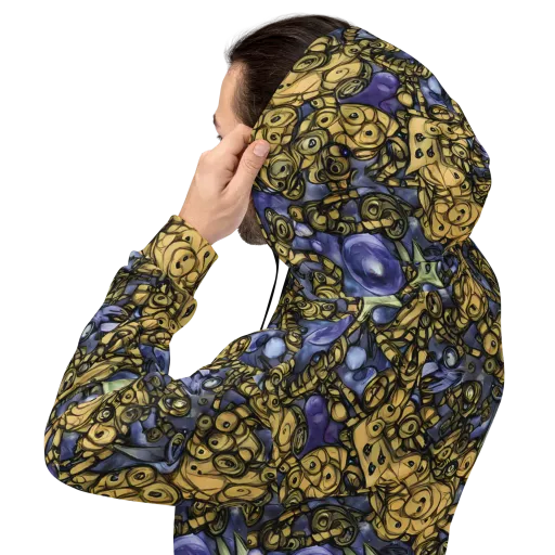 Gilded Dreamscape on a Hoodie
