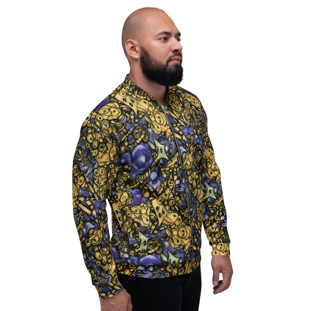 Gilded Dreamscape on Bomber Jacket — Right