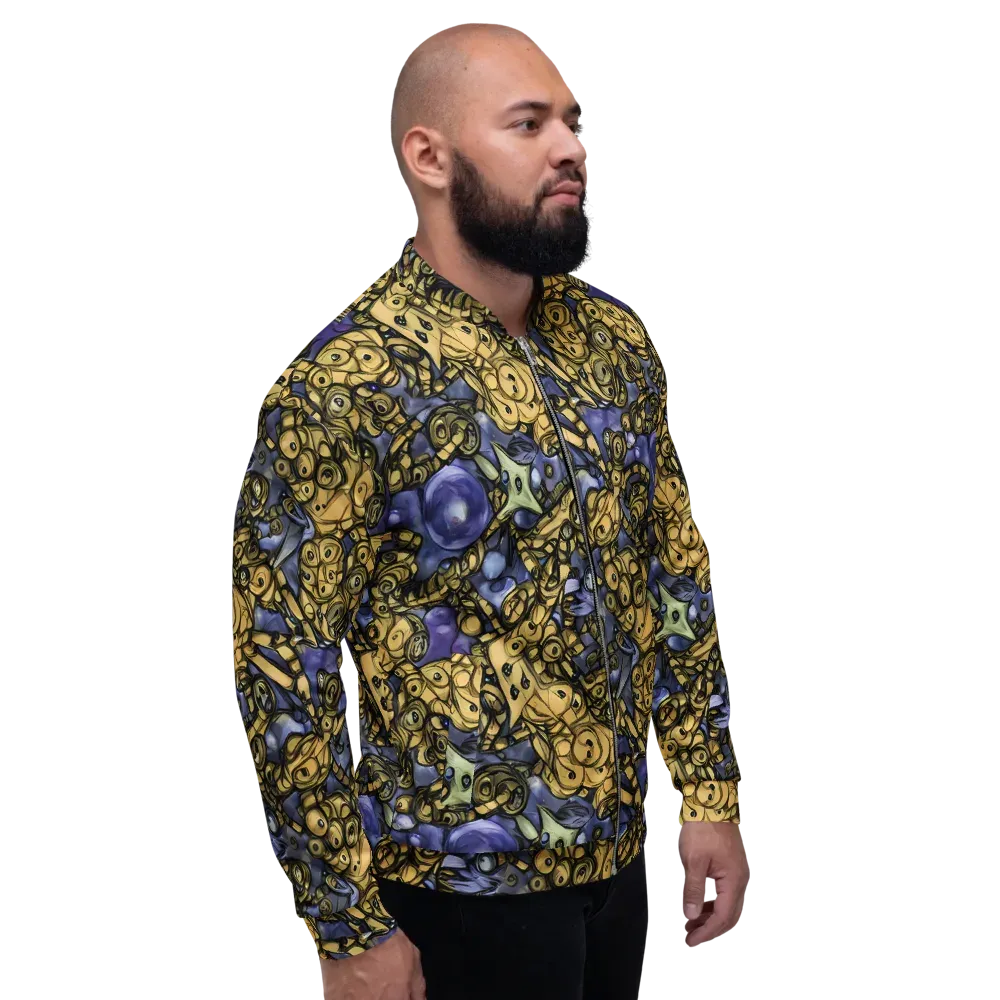 Gilded Dreamscape on Bomber Jacket — Right