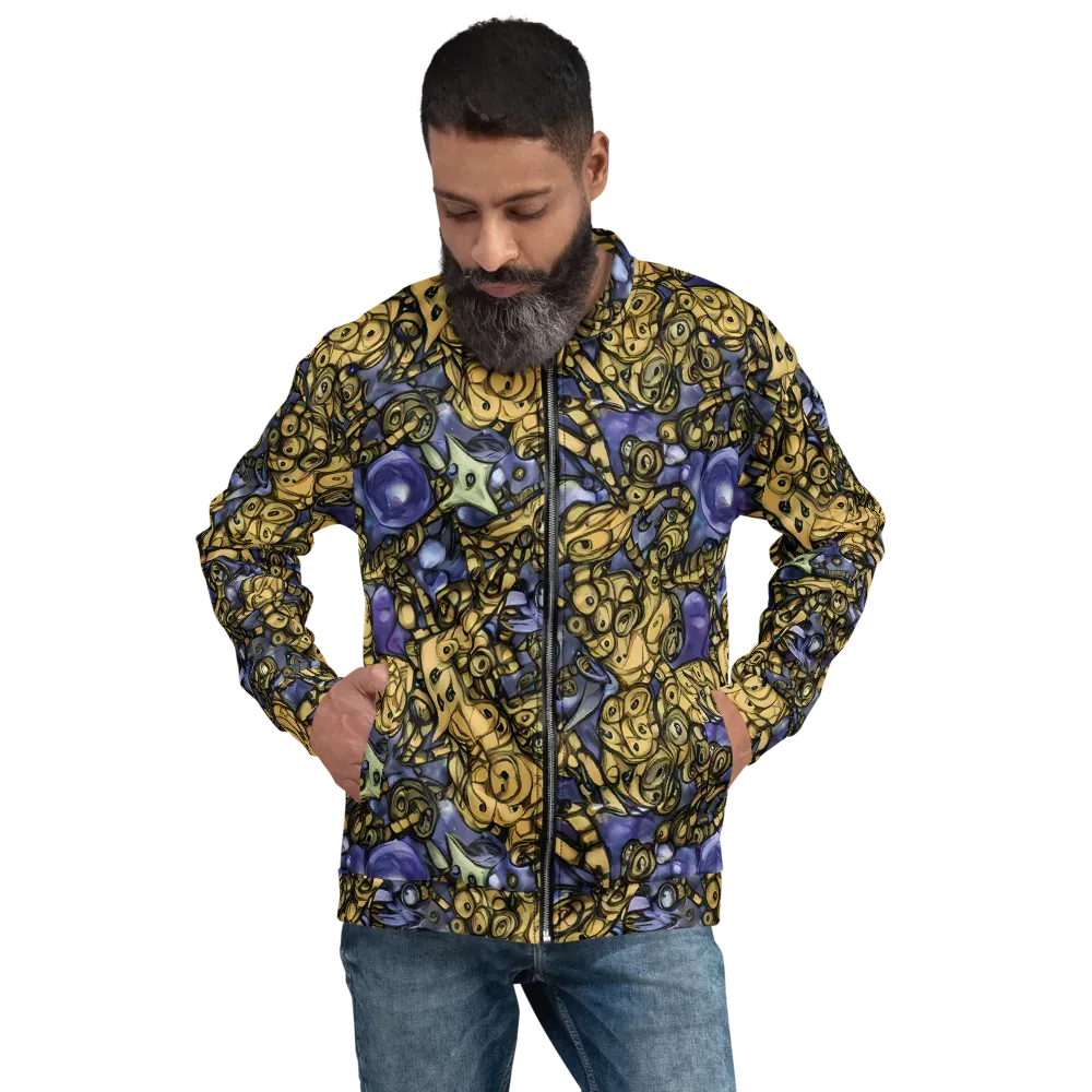 Gilded Dreamscape on Bomber Jacket — Front