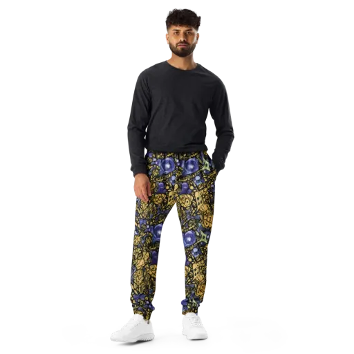 Gilded Dreamscape on a Men's Joggers