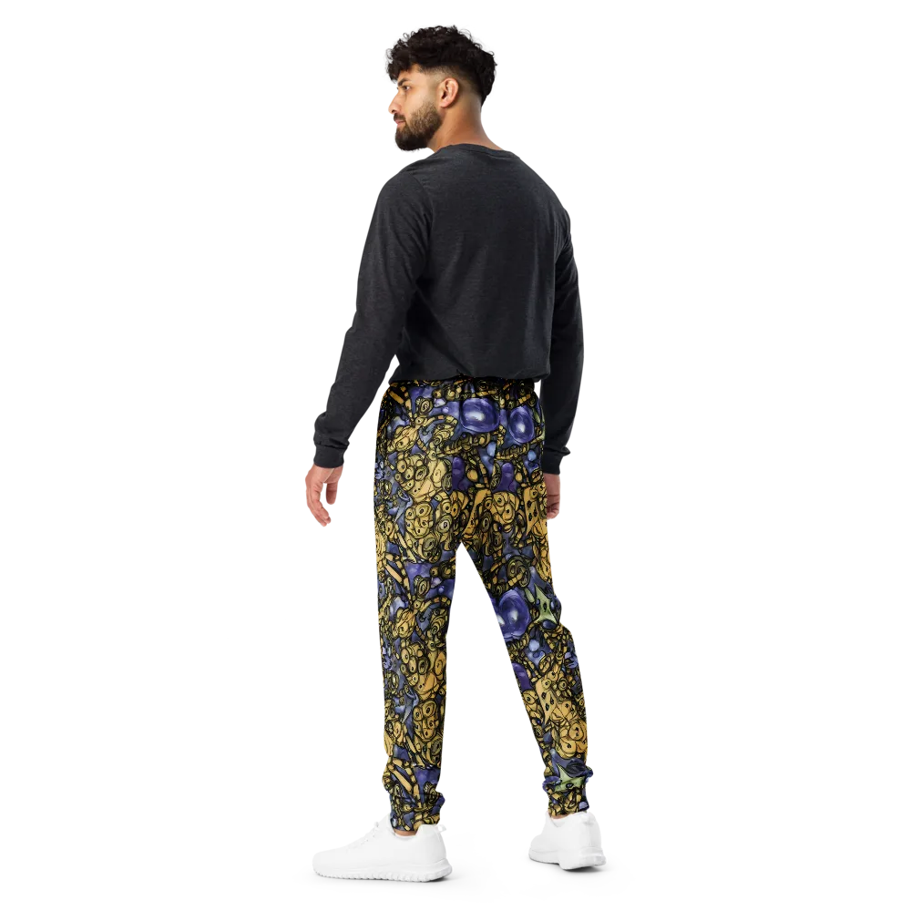 Gilded Dreamscape on Men's Joggers — Back
