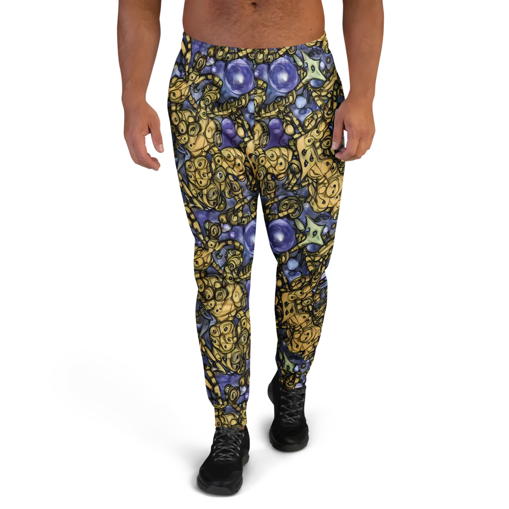 Gilded Dreamscape on Men's Joggers — Front