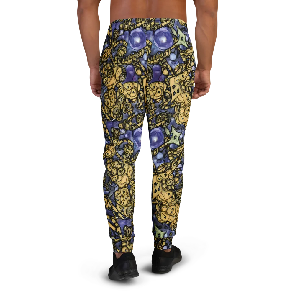 Gilded Dreamscape on Men's Joggers — Back