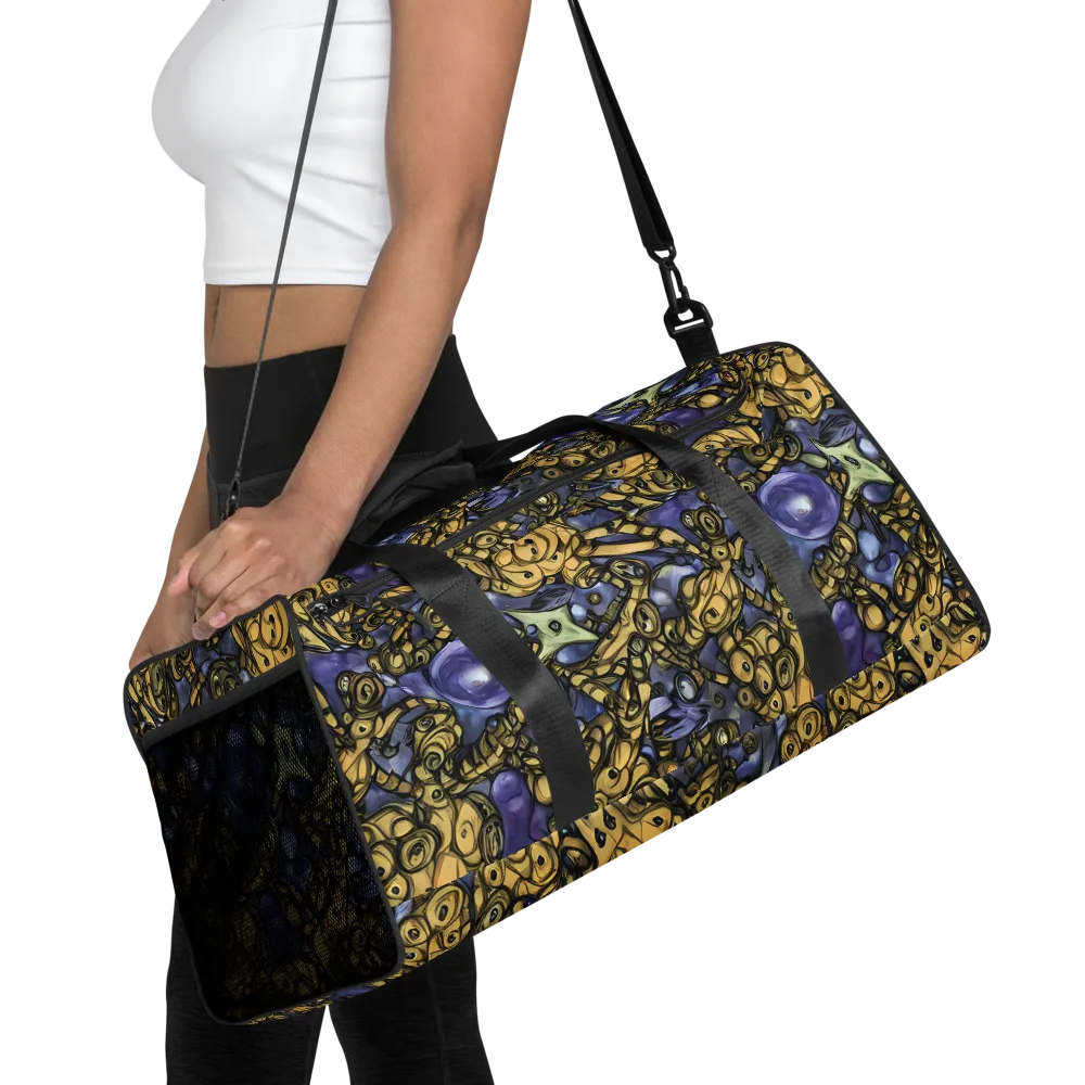 Gilded Dreamscape on Duffle Bag — Front