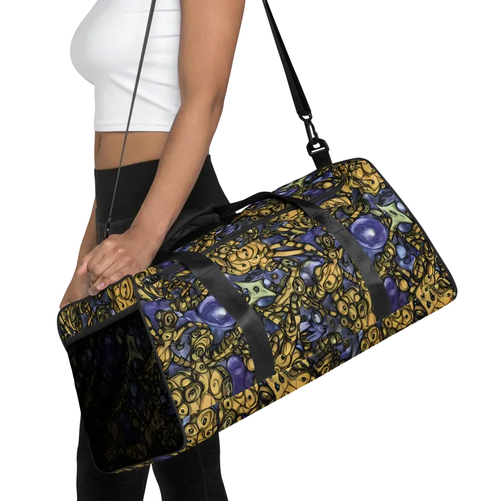 Gilded Dreamscape on Duffle Bag — Front