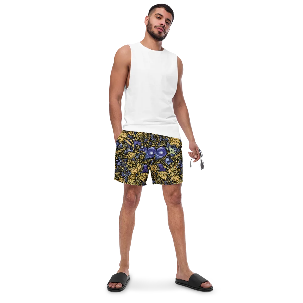 Gilded Dreamscape on Swim Trunks — Front