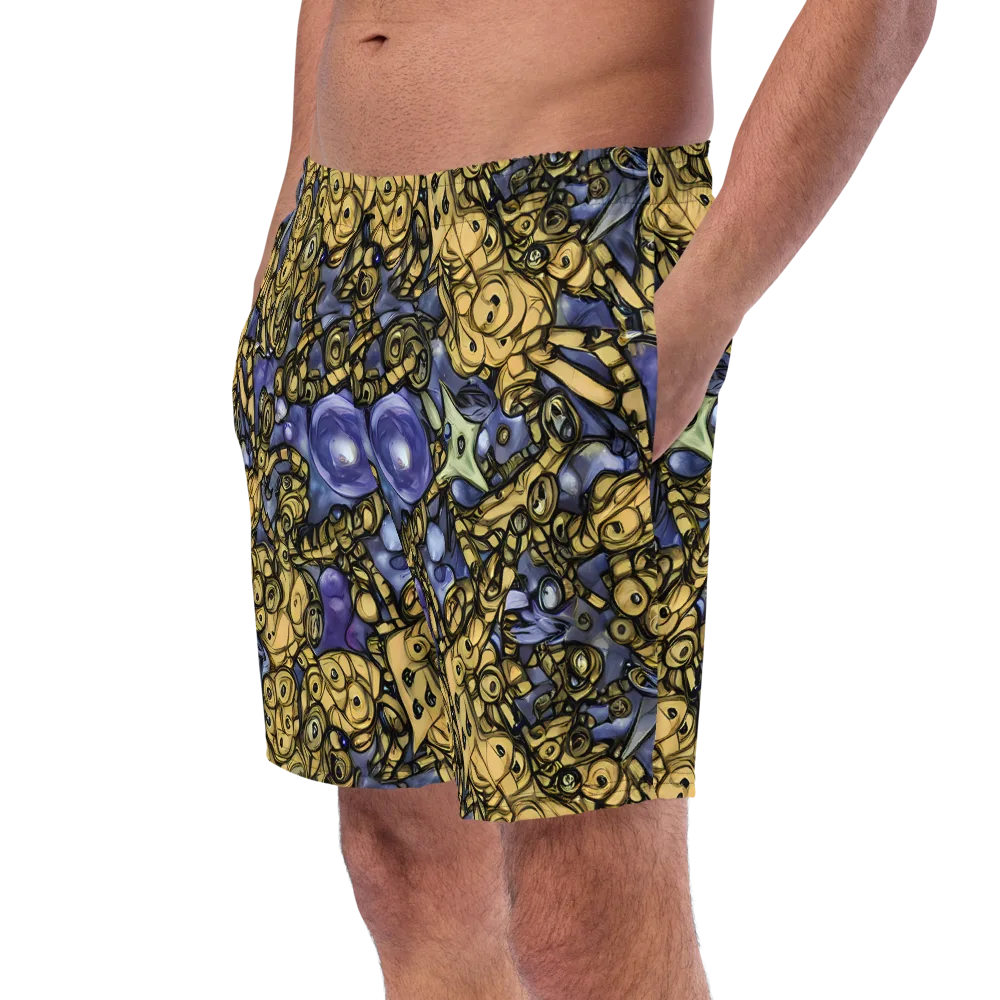 Gilded Dreamscape on Swim Trunks — Left Front