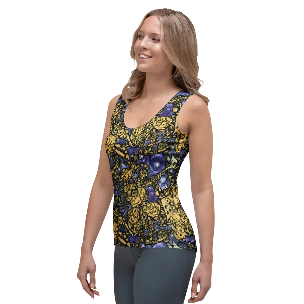 Gilded Dreamscape on Women's Tank Top — Left Front