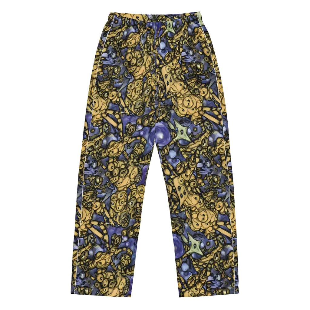 Gilded Dreamscape on Women's Pajama Pants — Front