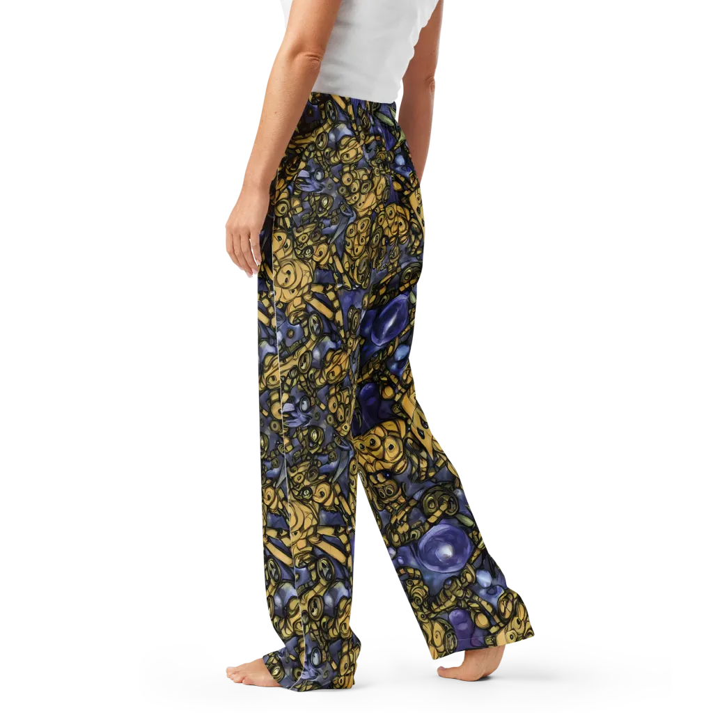 Gilded Dreamscape on Women's Pajama Pants — Left