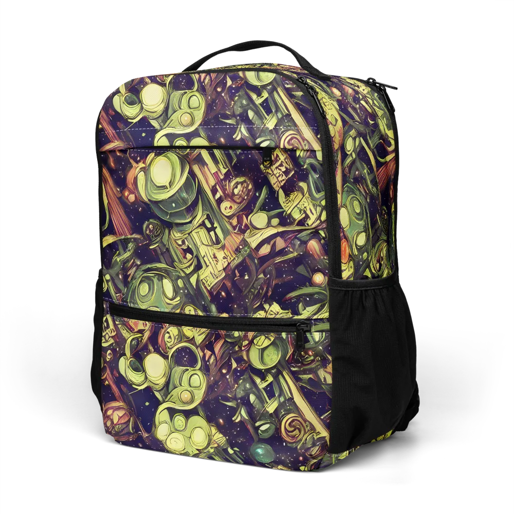 Cosmic Crawlers on Utility Backpack — Left Front