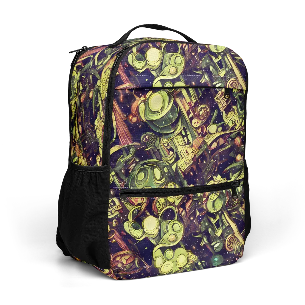 Cosmic Crawlers on Utility Backpack — Right Front