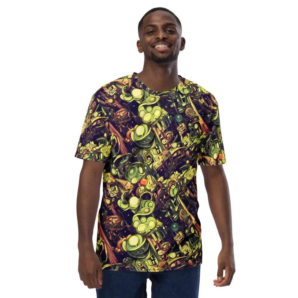 Cosmic Crawlers on Men's Crew Neck T-Shirt — Front