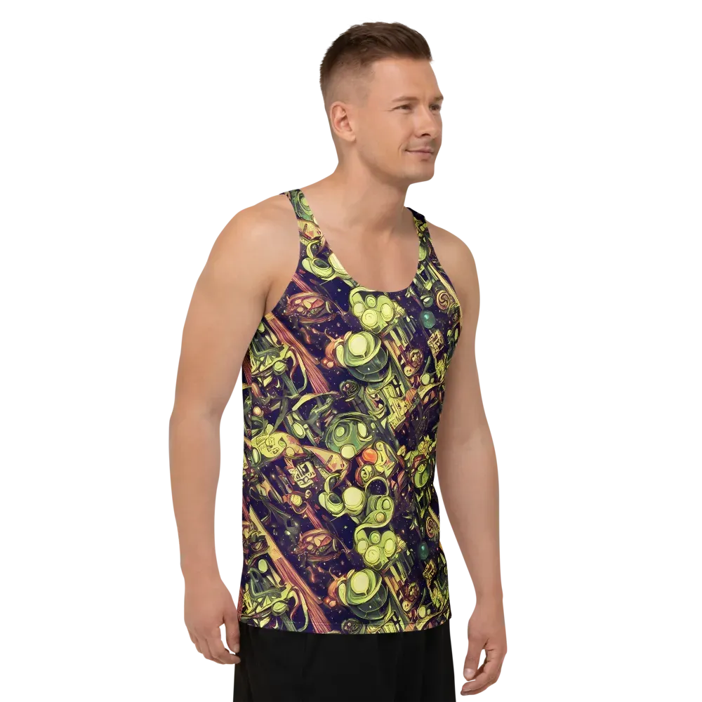 Cosmic Crawlers on Men's Tank Top — Right Front