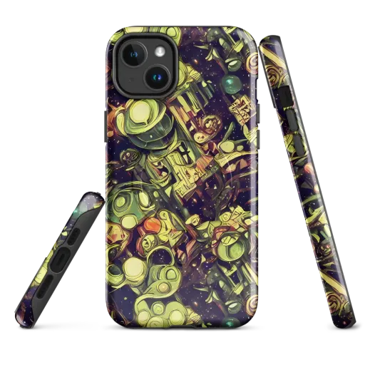 Cosmic Crawlers on a MagSafe Tough Case for iPhone®