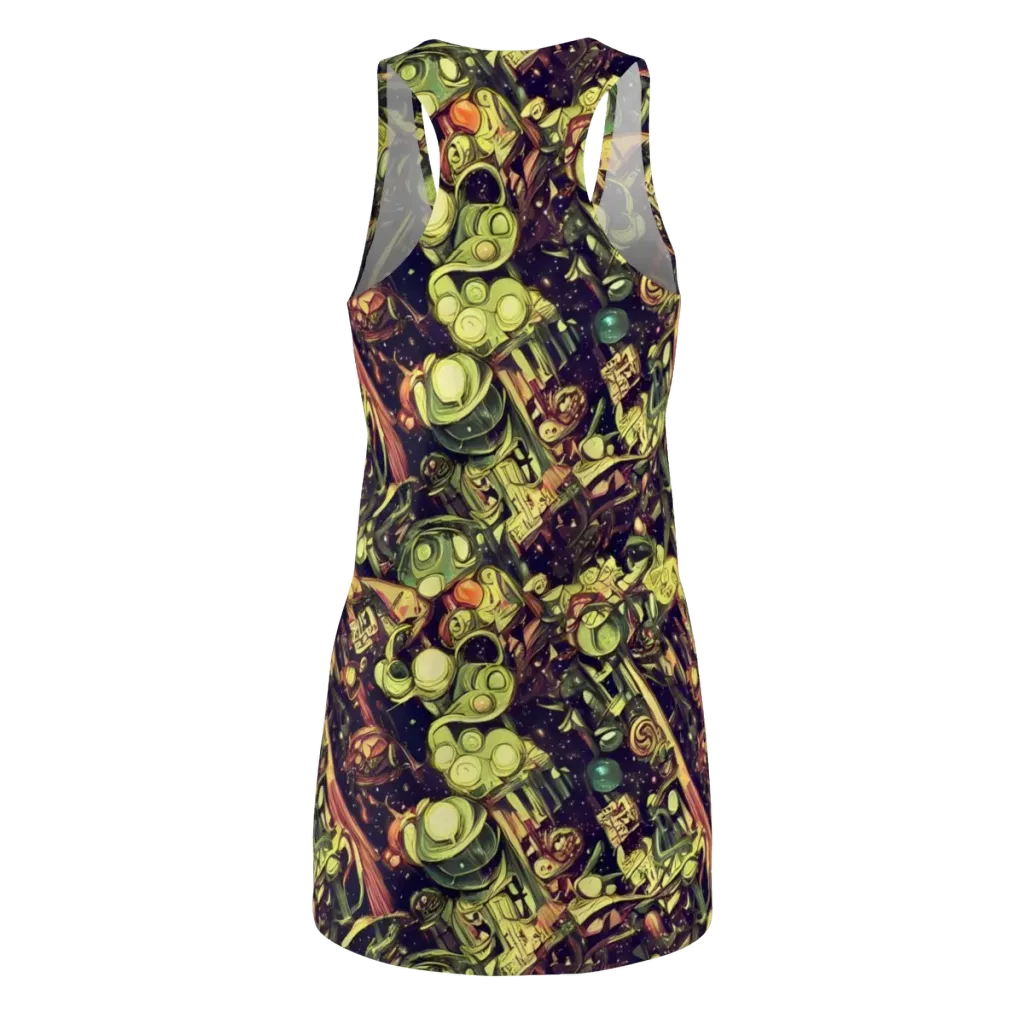 Cosmic Crawlers on Racerback Dress — Back