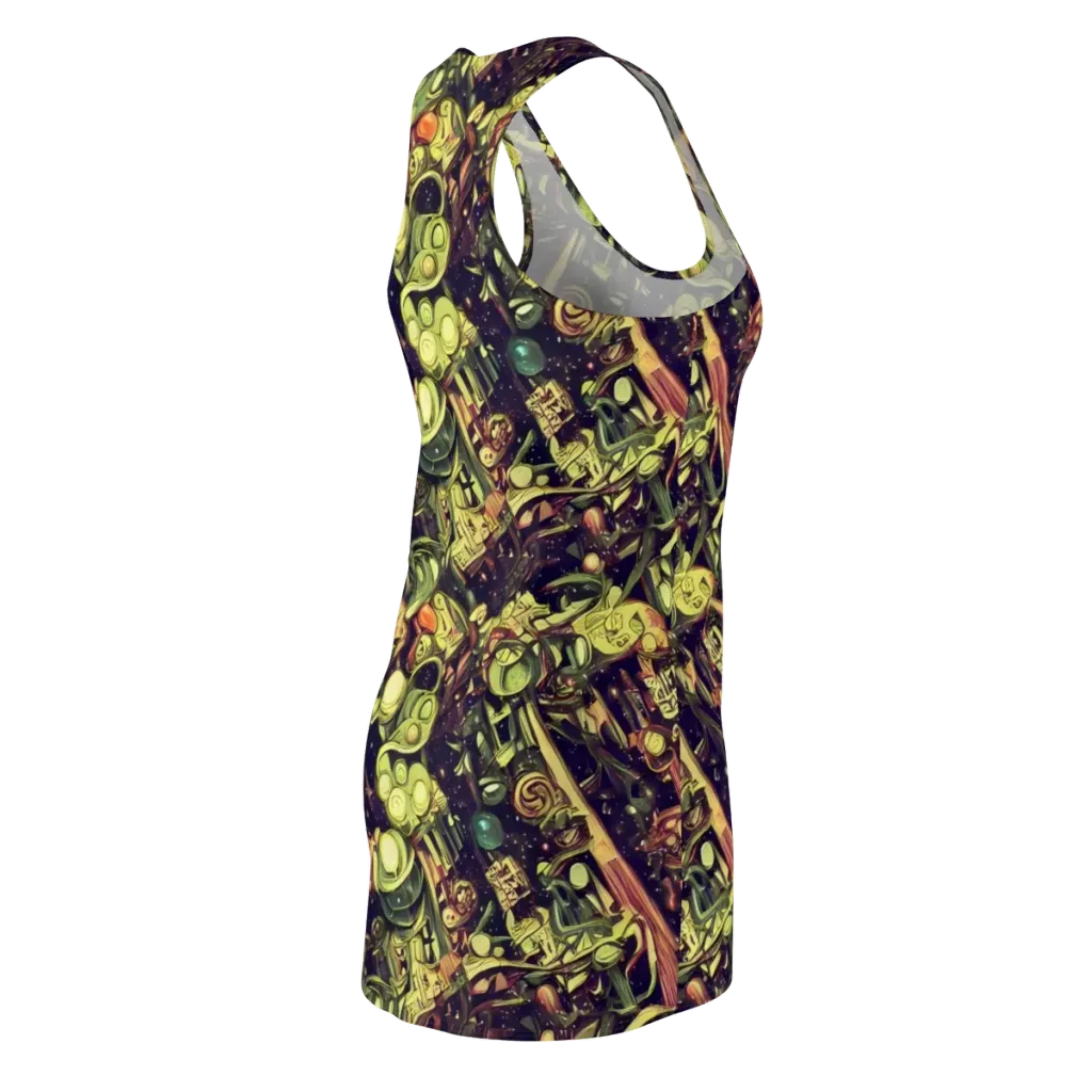 Cosmic Crawlers on Racerback Dress — Back Side