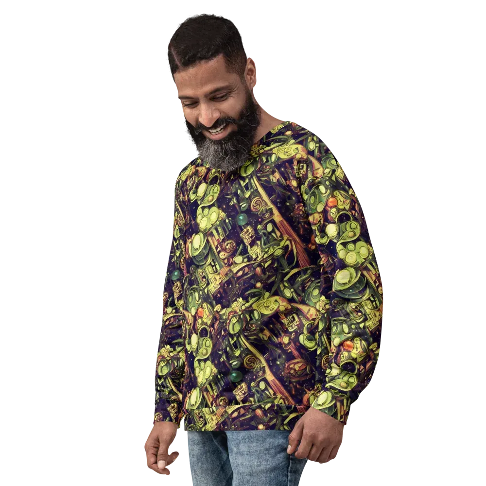 Cosmic Crawlers on Sweatshirt — Left Front