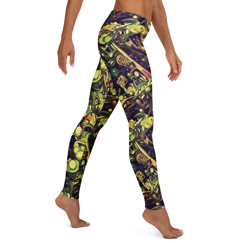 Cosmic Crawlers on Leggings — Right