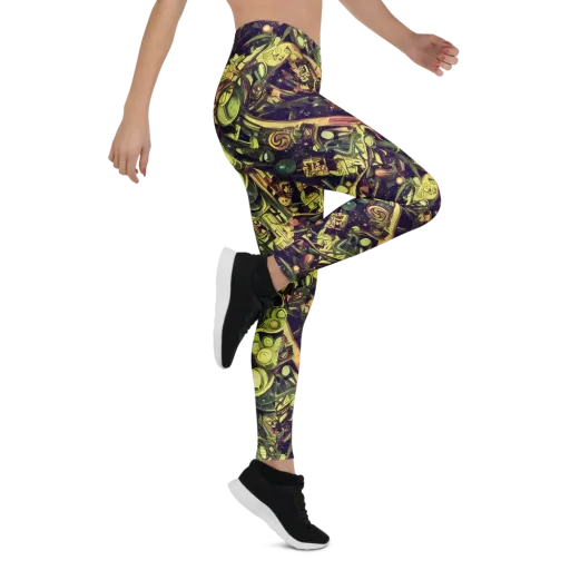 Cosmic Crawlers on a Leggings