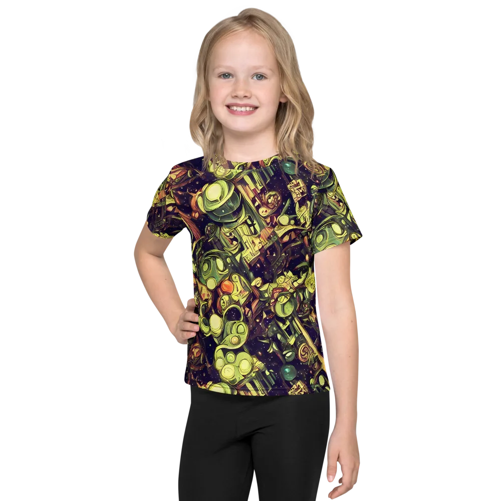 Cosmic Crawlers on Kids Crew Neck T-Shirt — Front