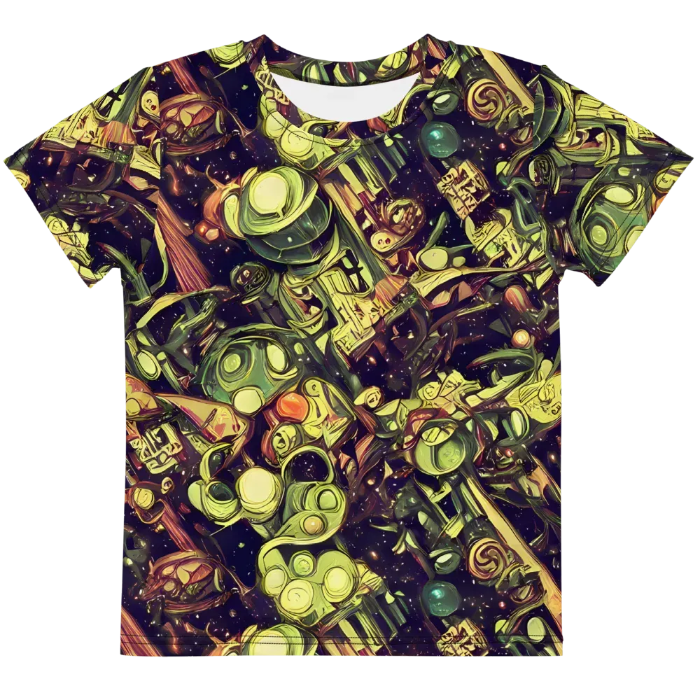 Cosmic Crawlers on Kids Crew Neck T-Shirt — Front