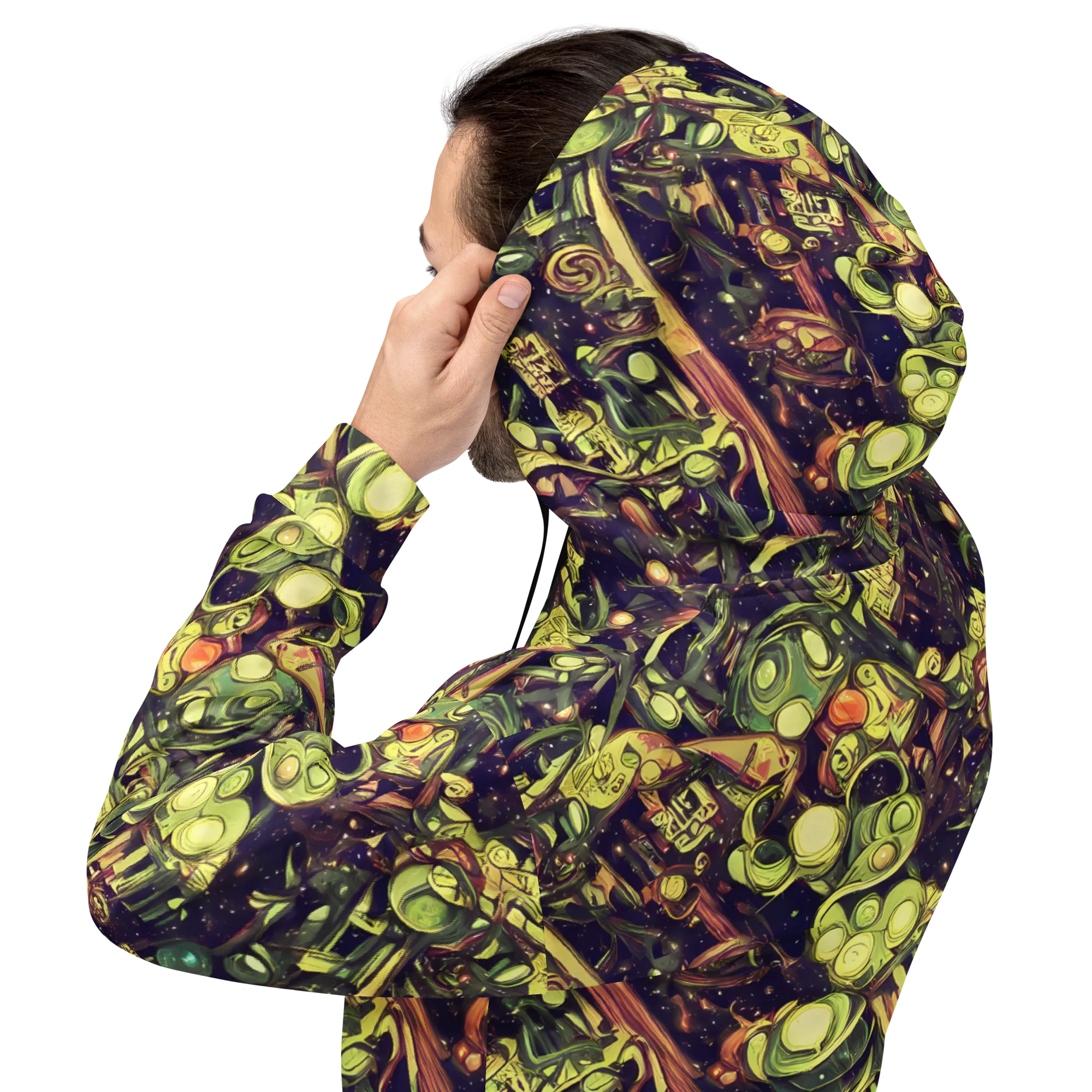 Cosmic Crawlers on Hoodie — Back