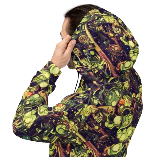 Cosmic Crawlers on a Hoodie