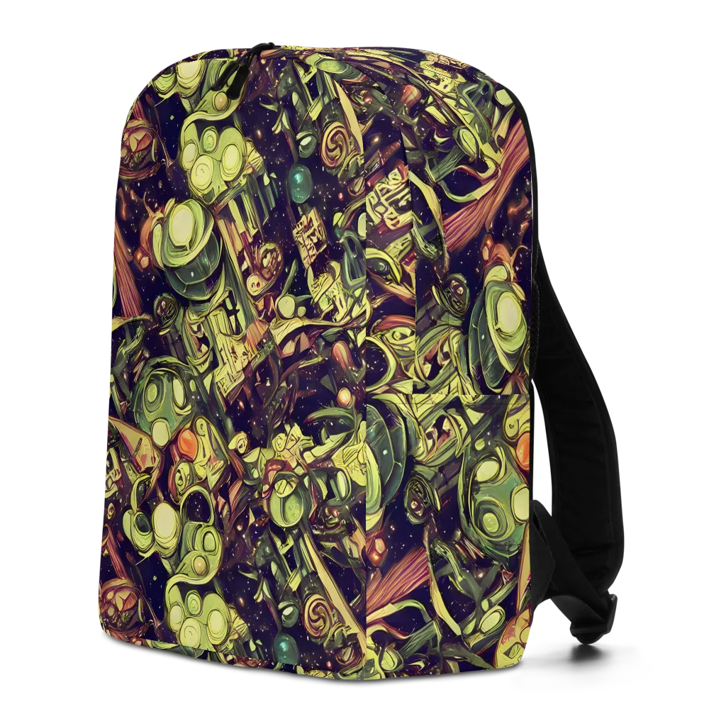 Cosmic Crawlers on Minimalist Backpack — Left