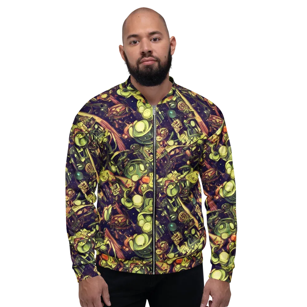 Cosmic Crawlers on Bomber Jacket — Front