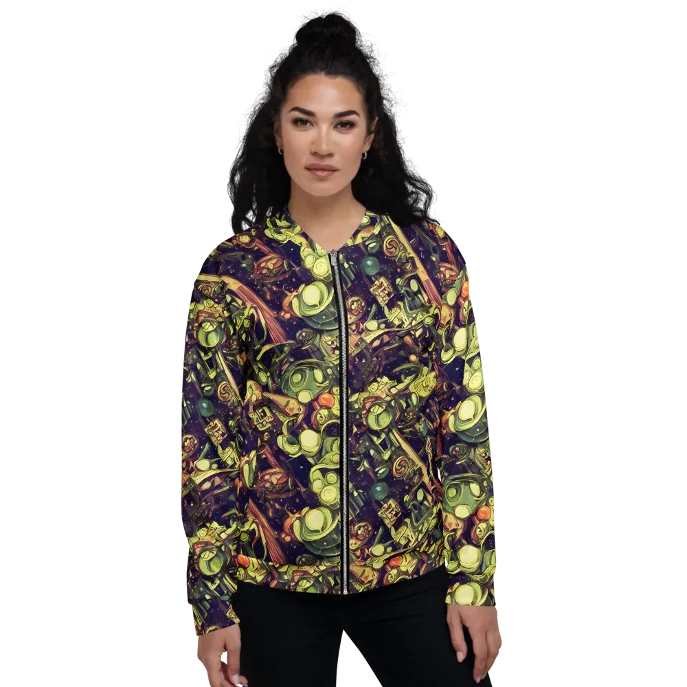 Cosmic Crawlers on Bomber Jacket — Front