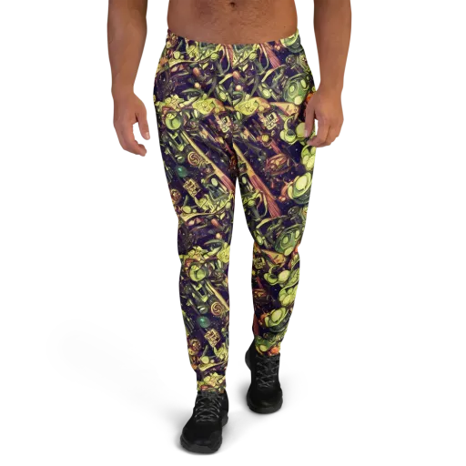 Cosmic Crawlers on a Men's Joggers