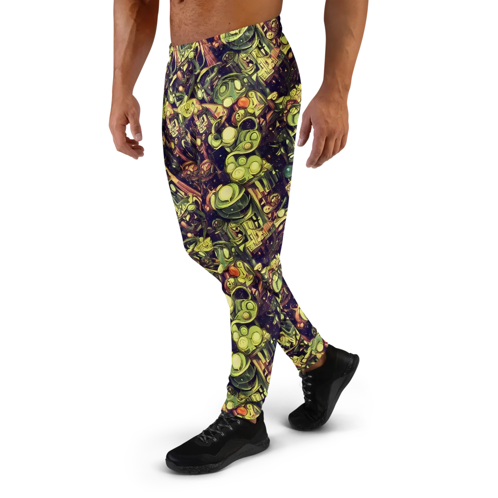 Cosmic Crawlers on Men's Joggers — Left