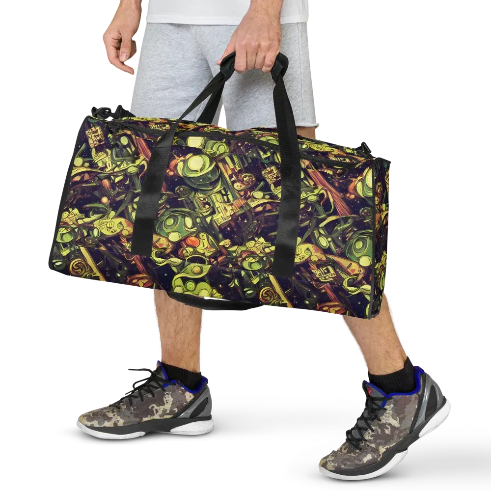 Cosmic Crawlers on Duffle Bag — Front