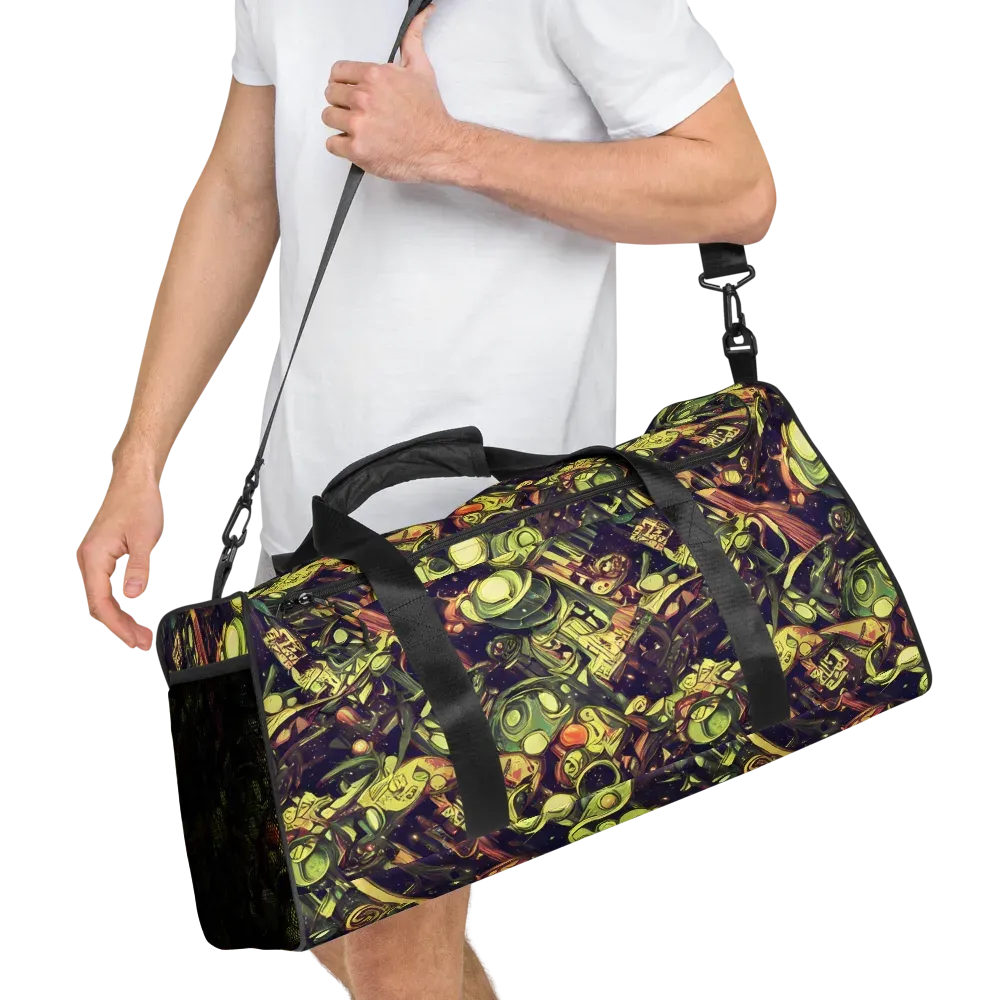 Cosmic Crawlers on Duffle Bag — Right Front