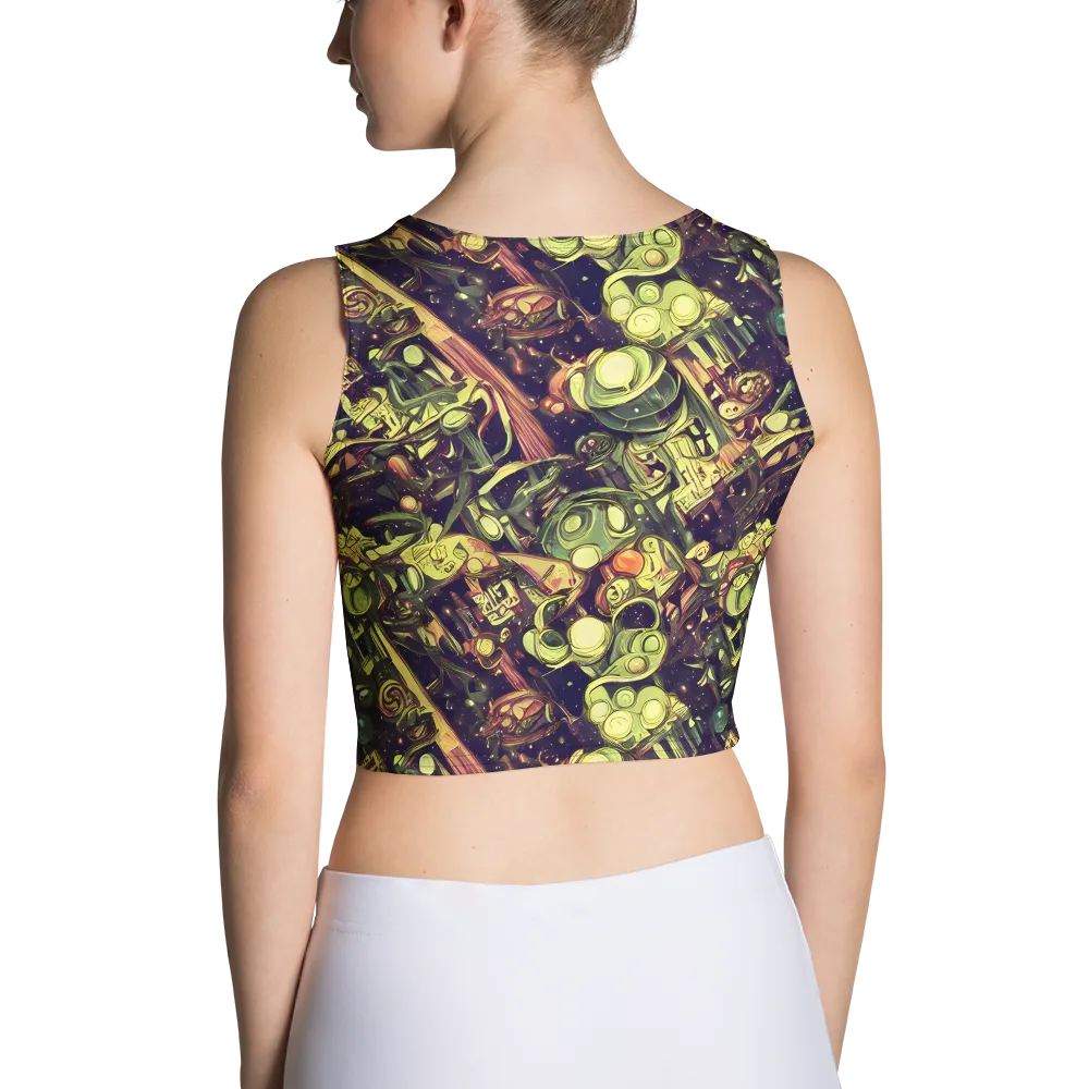 Cosmic Crawlers on Crop Top — Back