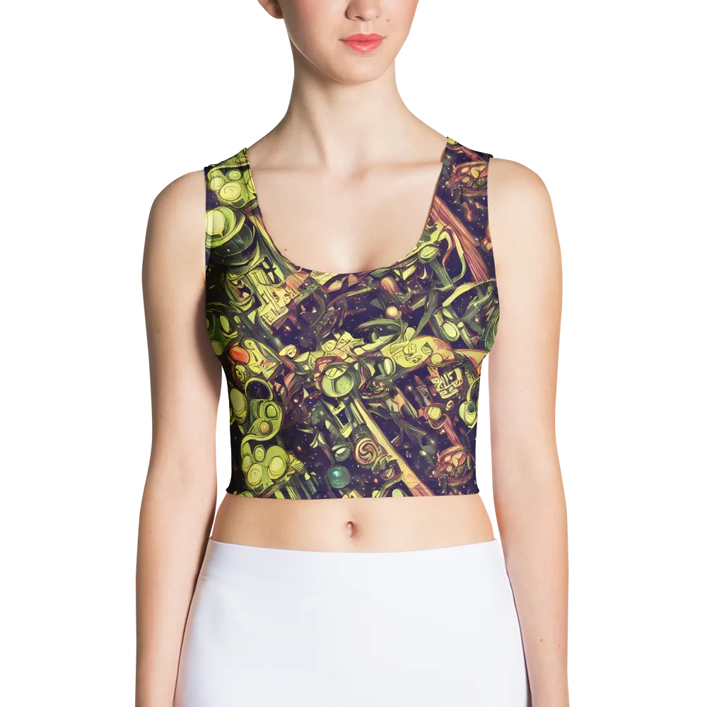 Cosmic Crawlers on Crop Top — Front