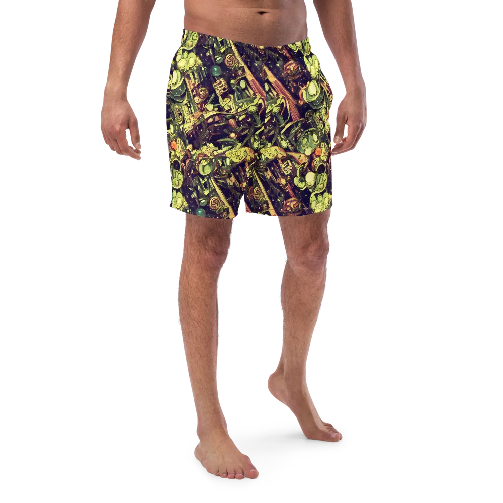 Cosmic Crawlers on Swim Trunks — Front