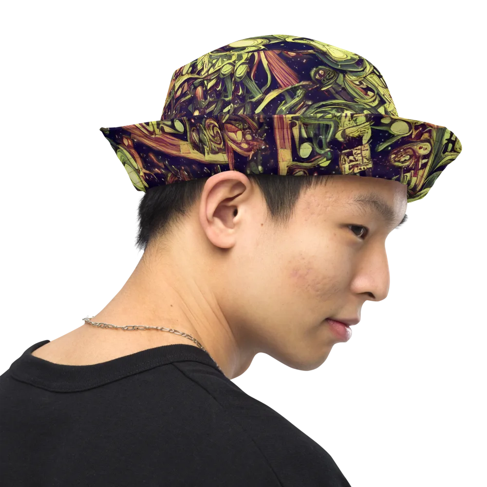 Cosmic Crawlers on Reversible Bucket Hat — Right Outside