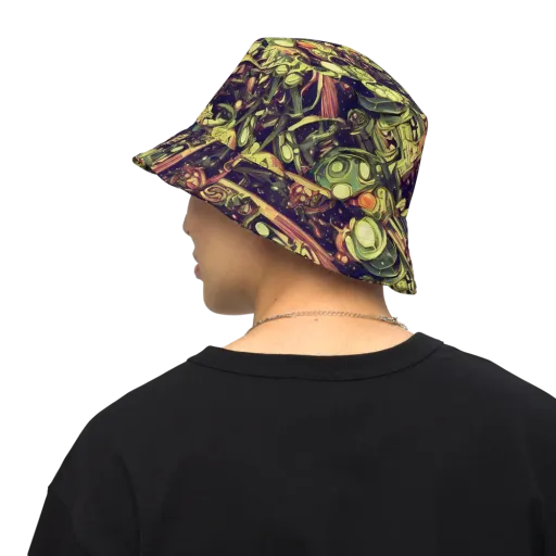 Cosmic Crawlers on a Reversible Bucket Hat