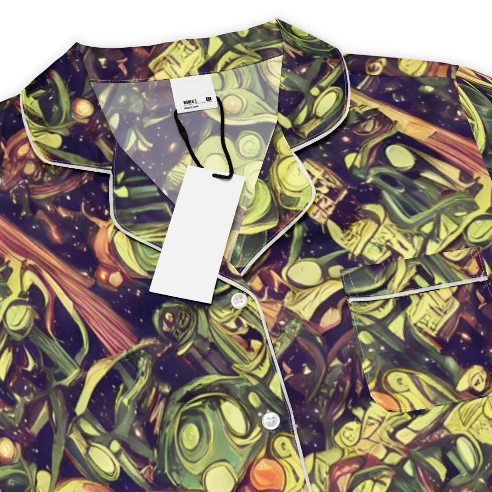 Cosmic Crawlers on Women's Short Sleeve Pajama Top — Product details