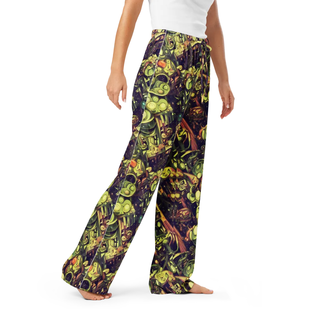 Cosmic Crawlers on Women's Pajama Pants — Right Front