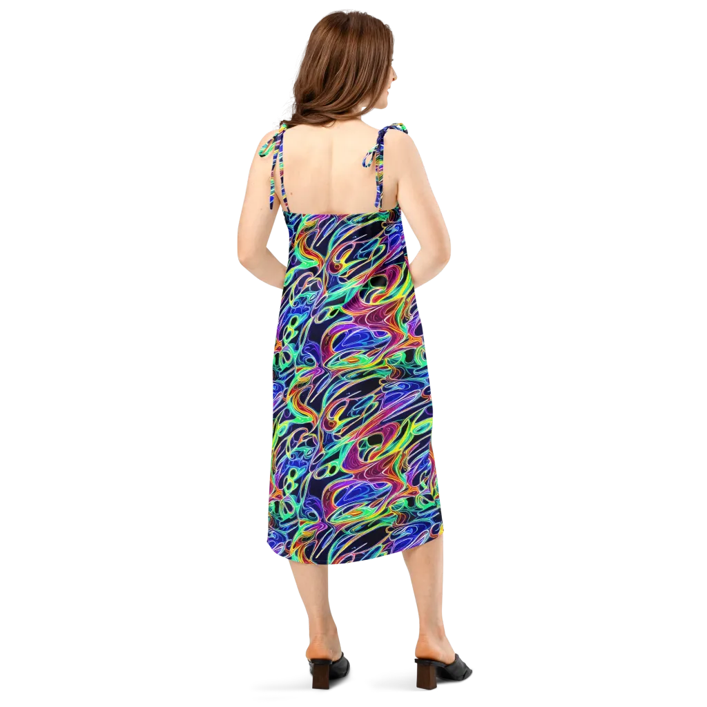 Electric Currents on Slip Dress — Back
