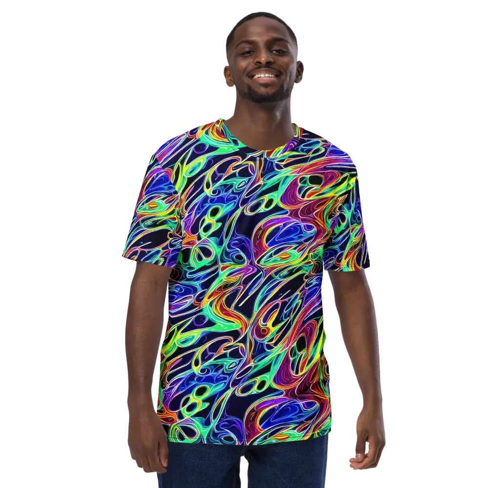 Electric Currents on Men's Crew Neck T-Shirt — Front