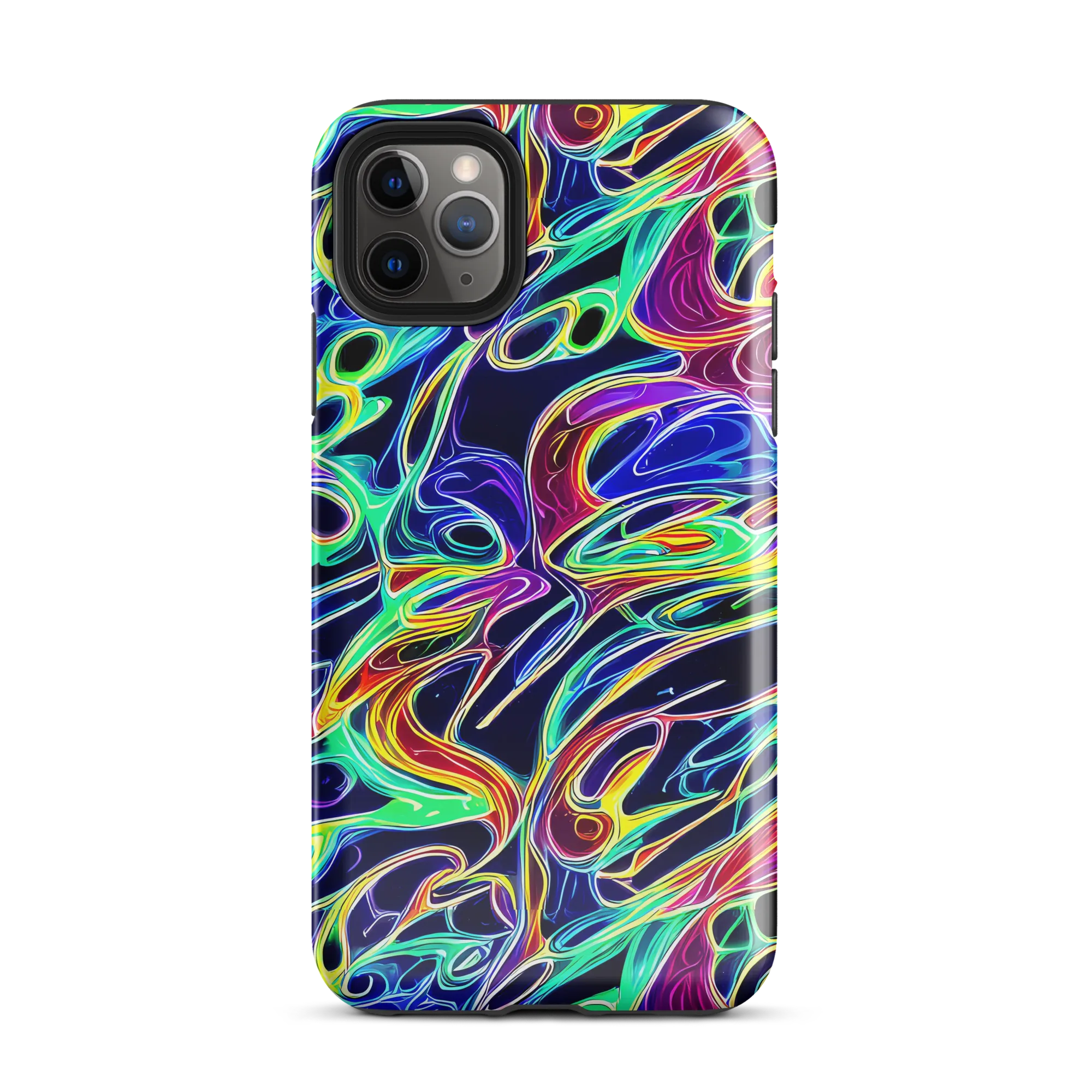 Electric Currents on Tough Case for iPhone® — Front