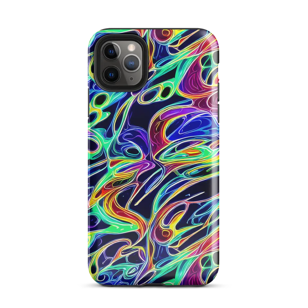 Electric Currents on Tough Case for iPhone® — Front
